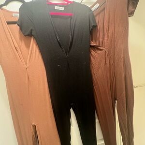 Baddieville Black and Brown Women's Jumpsuit